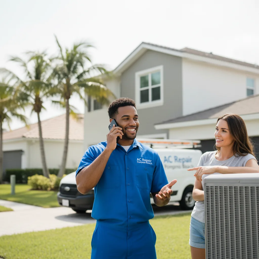 AC Repair Pompano Beach customer support in Burnham